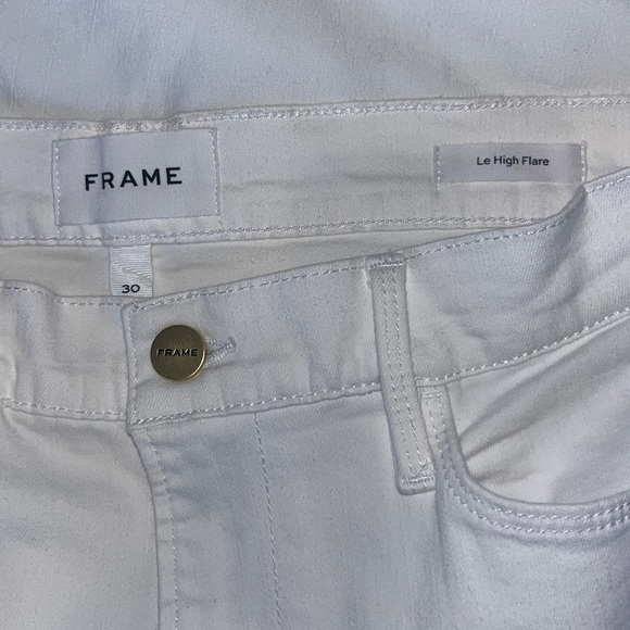 White Flare Jeans - Frame - Picture 3 of 6